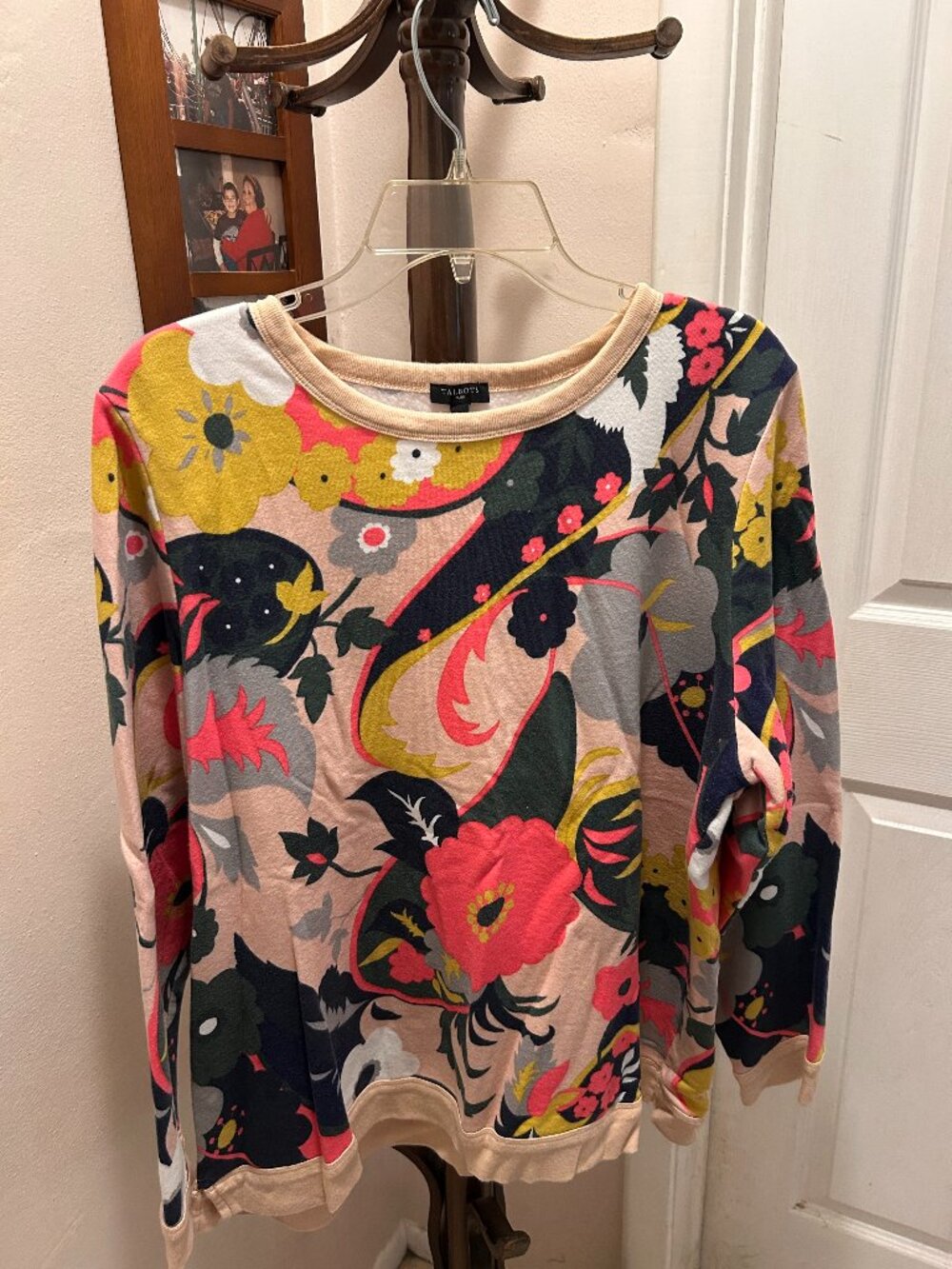 Talbots Plus Floral Sweatshirt – Size 2X – Very Good Condition